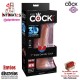 Triple Density Cock 7" · Pene de triple densidad · King Cock Plus