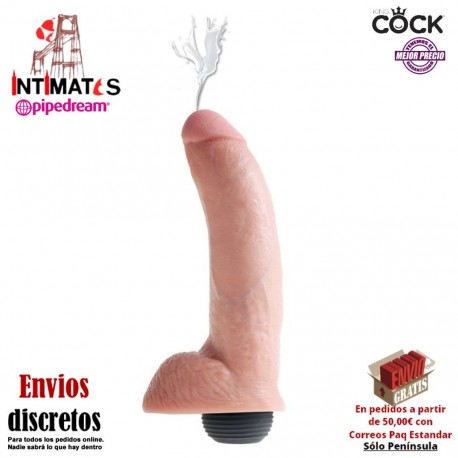 Squirting Cock 9" · Pene eyaculador 229mm · King Cock
