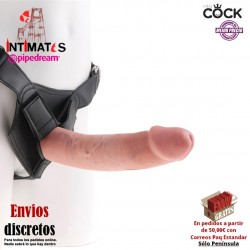 Strap-On Harness with 9" Cock · Arnés con dildo · King Cock