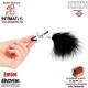 Pinzas para los pezones con plumas negras · Kink