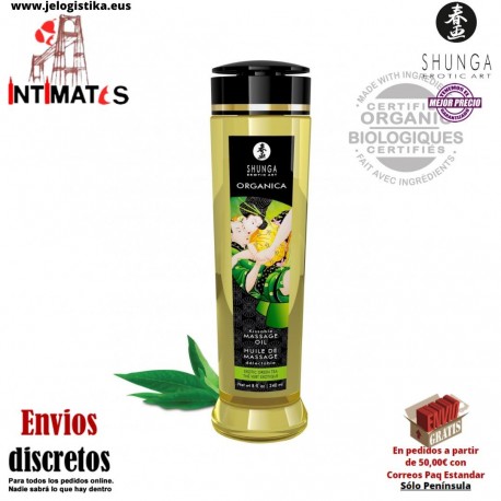 Aceite de masaje orgánico 240ml · Shunga