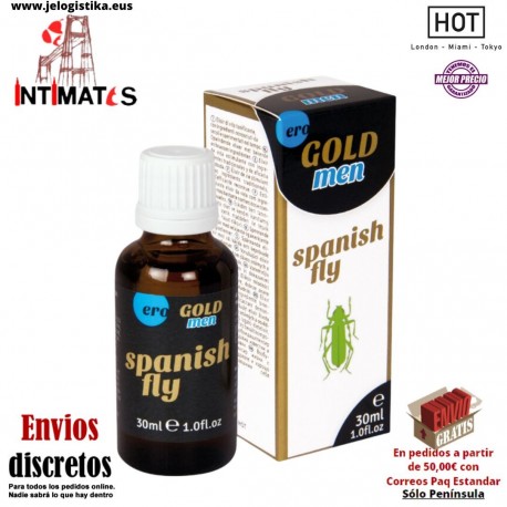 Spanish Fly Extreme Men Gold · Elixir de vida estimulante · Ero by HOT