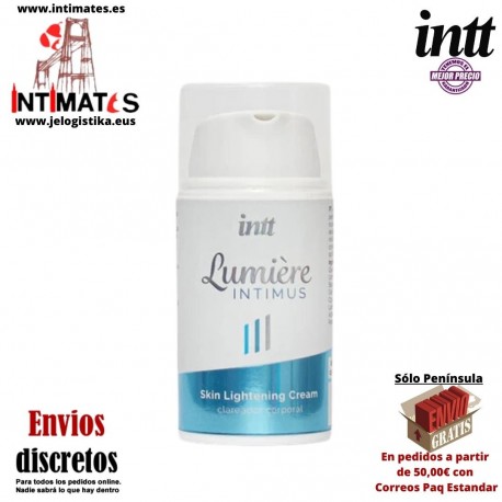 Lumière Intimus · Blanqueador de zonas Íntimas · intt