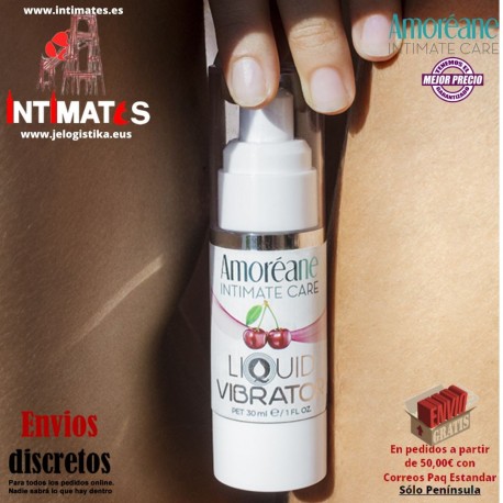 Vibrador liquido · Lubricabte vaginal 30ml · Amoreáme