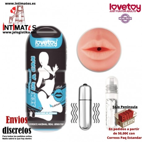 Sex in the Cam - Stamina · Masturbador boca con vibración · Lovetoy