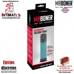 Automatic Vaccum Pump · Bomba de erección · Mr. Boner®