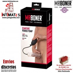 Starters Power Pump · Bomba de erección · Mr. Boner®