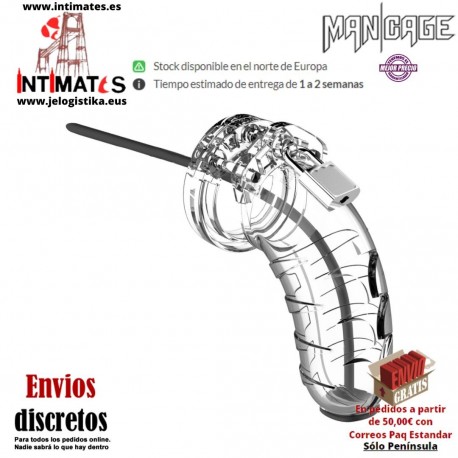 No. 17 · Jaula de Castidad con dilatador uretral · Man|Cage