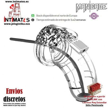 No. 15 · Jaula de Castidad con dilatador uretral · Man|Cage