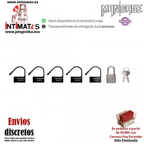 No. 001 · Candados de repuesto · Man|Cage