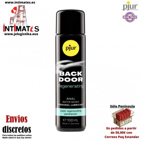 Back Door Regenerating 100ml · Lubricante personal a base de agua para para aliviar las sensaciones · pjur®