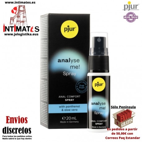 Analyse me! · Spray relajante para el sexo anal · pjur®