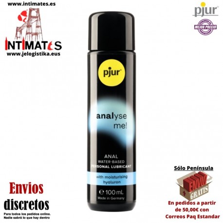 Analyse me! · Lubricante a base de agua para un sexo anal confortable · pjur®