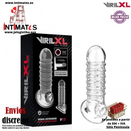 V15 Funda de Silicona · Añade hasta un 30% · VirilXL