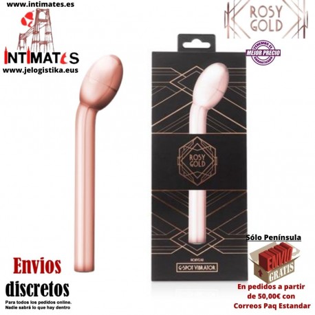 G-Spot Vibrator · Estimulador del punto G · Rosy Gold