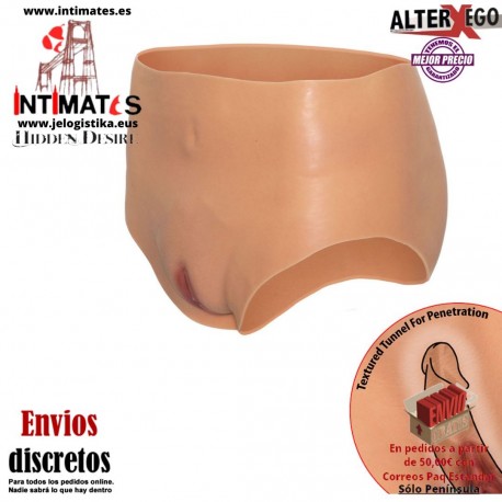 Open Vagina Brief · Braguita de cintura alta con vagina abierta texturizada · Alter Ego