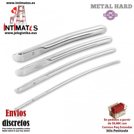 Dilatador de uretra de acero 9mm · Metal Hard