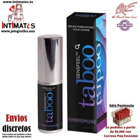 Taboo  Sensfeel 15ml · Perfume con feromonas ♂ · Ruf