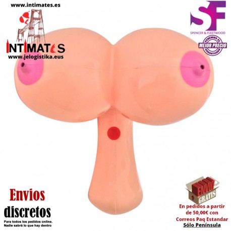 Boobies Squirt Gun · Pistola de agua con forma de pecho · Spencer & Fleetwood