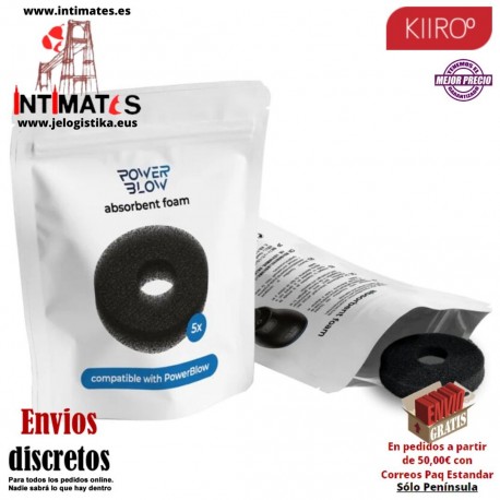 PowerBlow · Espuma absorbente · Kiiroº