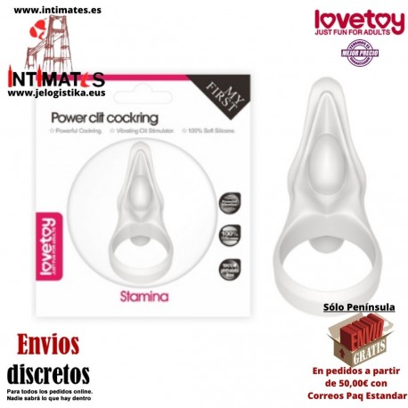 Power Clit · Anillo de silicona · Lovetoy