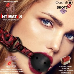 Luxury Ball Gag - Mordaza con bola transpirable · Ouch!