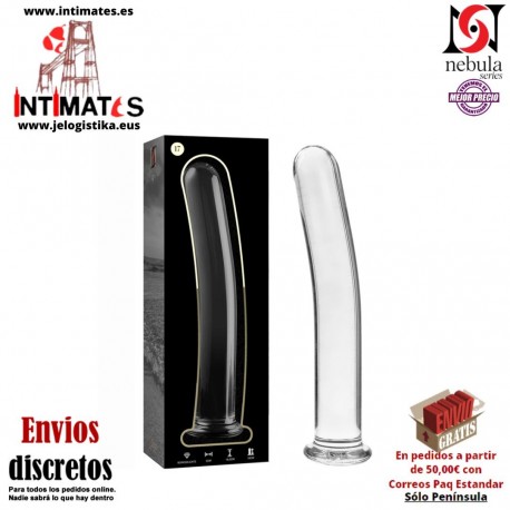 No. 17 · Consolador de cristal borosilicato 185mm · Nebula