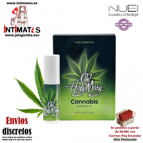 Oh! Holy Mary · Aceite estimulante con semilla de Cannabis Sativa · Nuei