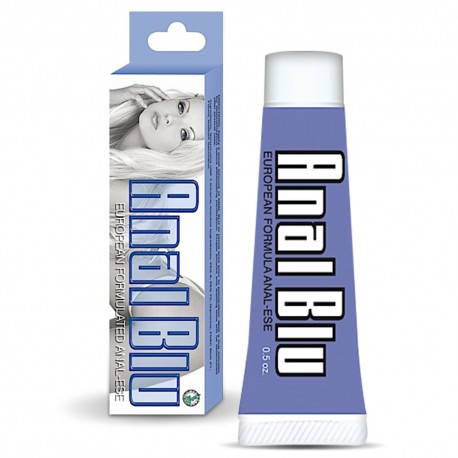 Anal Blu · Crema anestésica con benzocaína 15gr · Nasstoys