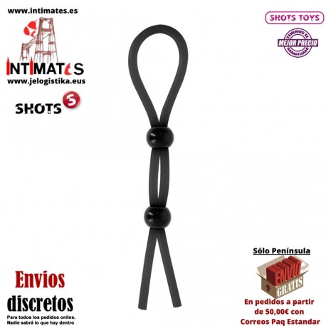 Double Ring Booster · Anillo ajustable para el pene · Shots Toys