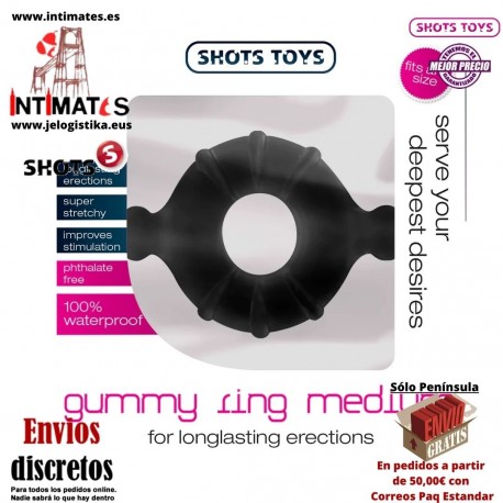 Gummy · Anillo para el pene · Shots Toys