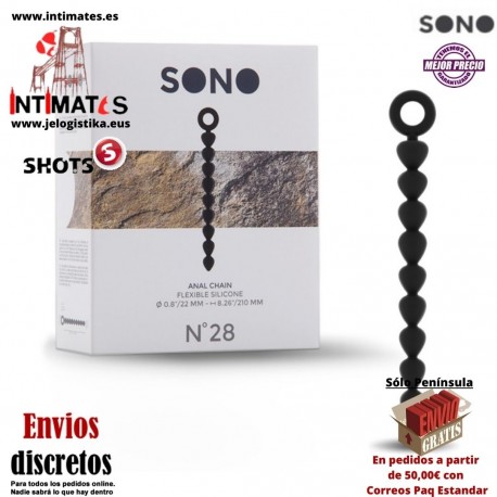 No.28 - Anal Chain · Cuentas anales de silicona · Sono