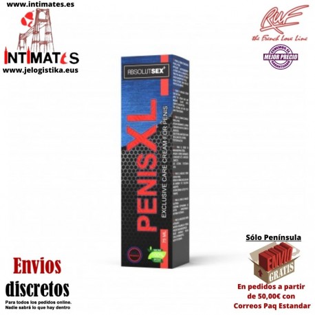 Penis XL · Crema de desarrollo para el pene 50 ml · Ruf