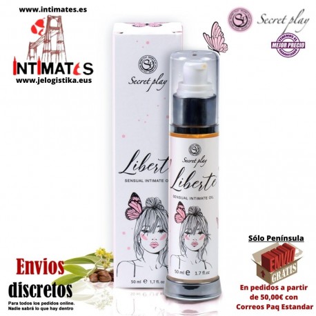 Liberté · Aceite hidratante íntimo 50ml · Secret Play