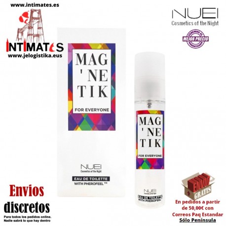 Mag’netik For Everyone · Perfume con feromonas no binario · Nuei
