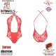 Anthea · Body de encaje rojo · Beauty Night Fashion