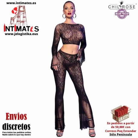 CR-4648 · Conjunto top + pantalón · Chilirose