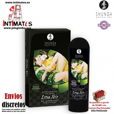 Lotus Noir · Gel bio estimulante para parejas · Shunga