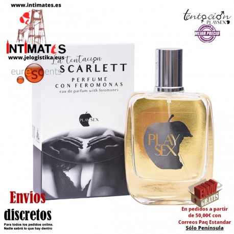 Scarlett · Perfume con feromonas para ella 50ml · Tentación Play Sex