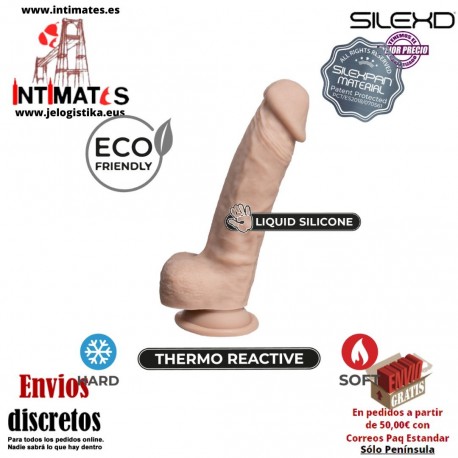 Model 1 · Real Skin Premium Silicone Dildo 178mm · Silex