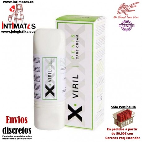 X- Viril · Crema para potenciar la erección · Ruf