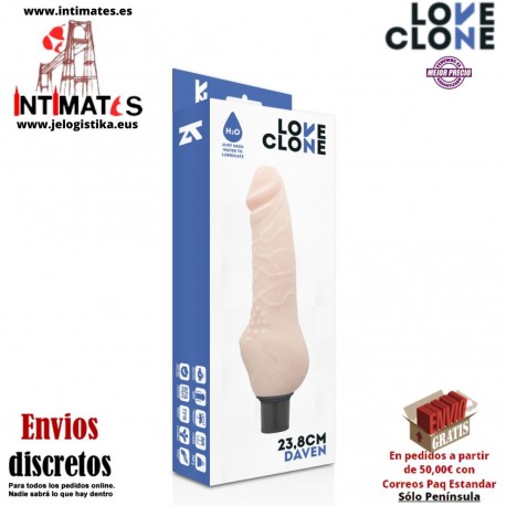 Daven · Vibrador con tecnología Self Lubrication · LoveClone