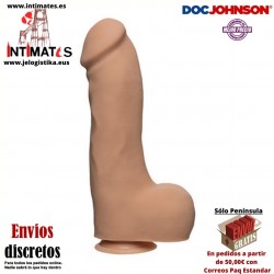 Master D - Ultraskyn™ 304mm · Pene realista con escroto · The D™ Doc Johnson