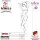 BS001 · Bodystocking de red con abertura · Passion