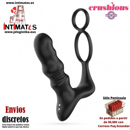 Crixus · Estimulador de próstata con mando · Crushious