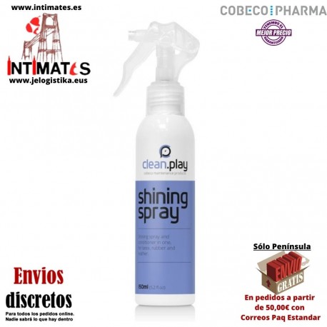 Shining Spray · Abrillantador cuero y látex · Cobeco CleanPlay