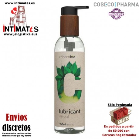 Bio Natural Lubricant 150ml · Lubricante íntimo a base de agua · Cobeco