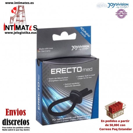 ERECTOmed - Negro · Para más estabilidad y resistencia · JoyDivision