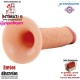 Hollow Silicone Strap-on 8" · Arnés con dildo hueco Dual Density · Fantasy X-Tensions