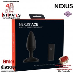 Ace Medium · Plug Anal Vibrador con Control · Nexus